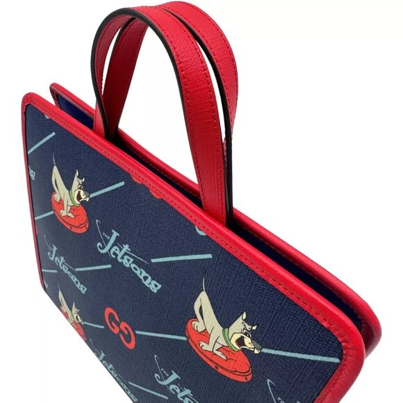 Authentic GUCCI x Jetsons Children Tote Bag 605614 Blue Canvas #36636221 - Picture 8 of 13